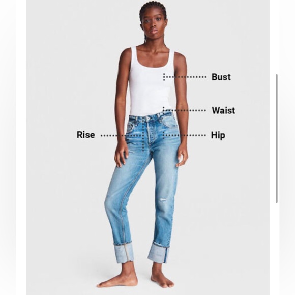 Rag & Bone Mid-Rise Skinny - Jinx Slim Fit Color Lenox - Picture 13 of 14